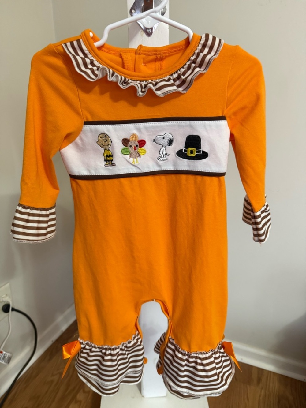 Peanuts Thanksgiving Romper